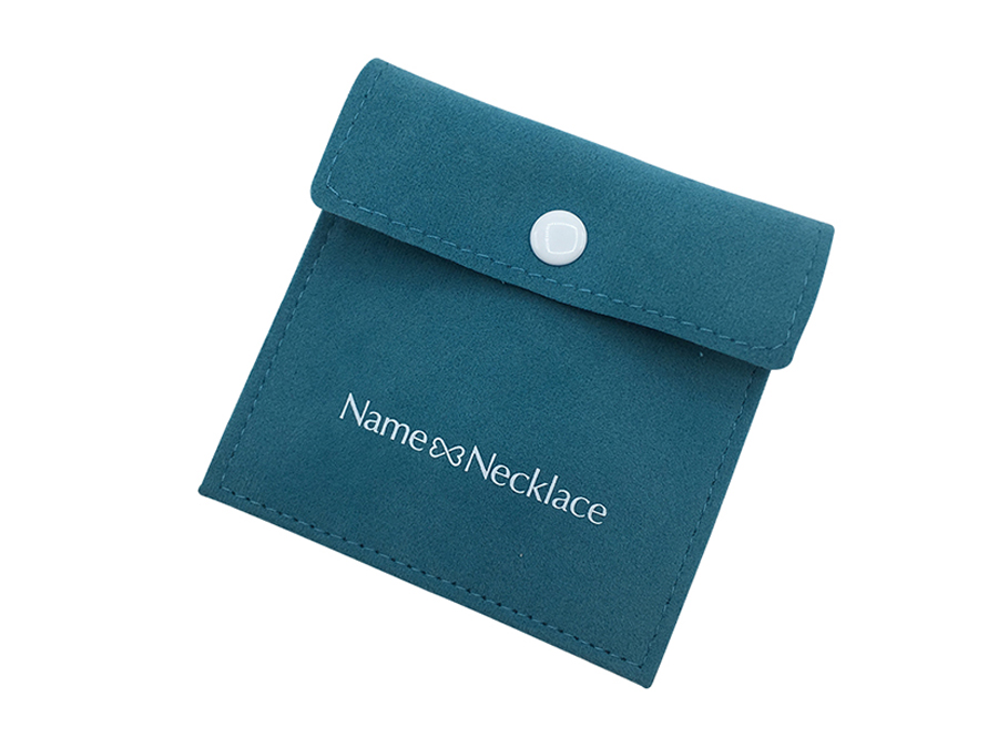 Envelope button microfiber pouch