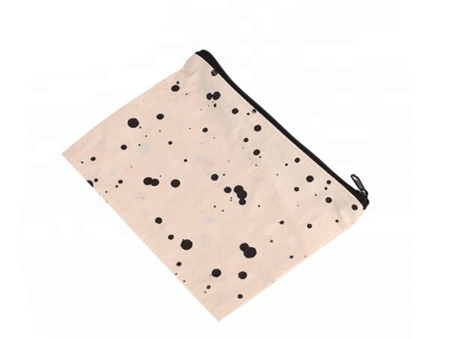 Zipper cotton bag